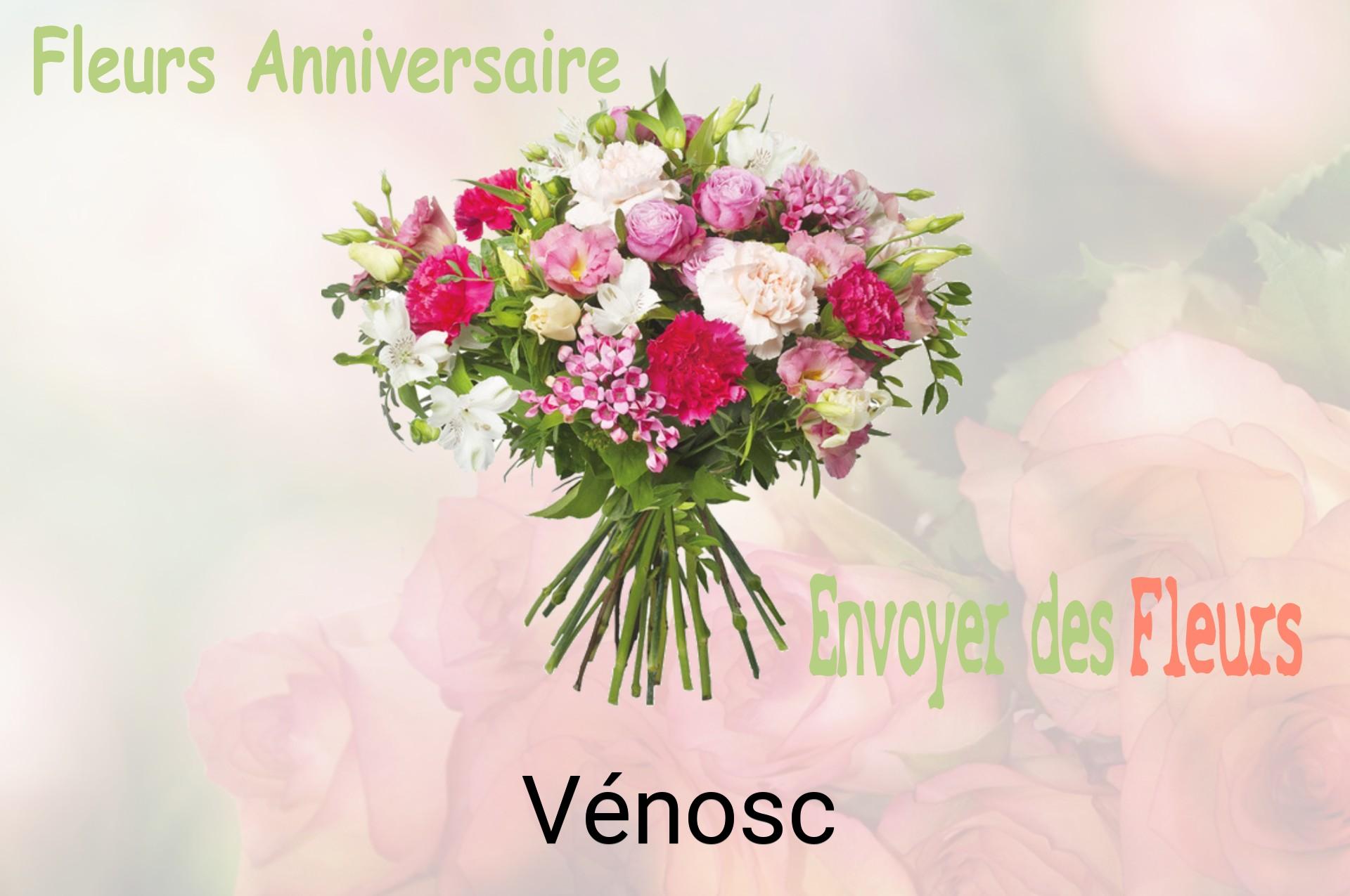 Bouquet de fleurs d’anniversaire livré à Vénosc